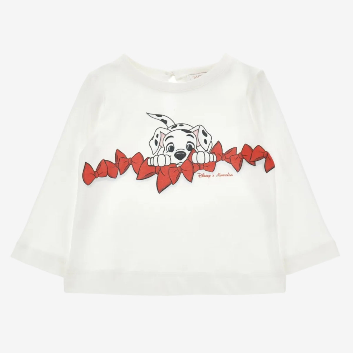 Monnalisa Girls White Dalmation Top | Casa Childrenswear