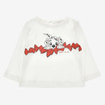 Monnalisa Girls White Dalmation Top | Casa Childrenswear