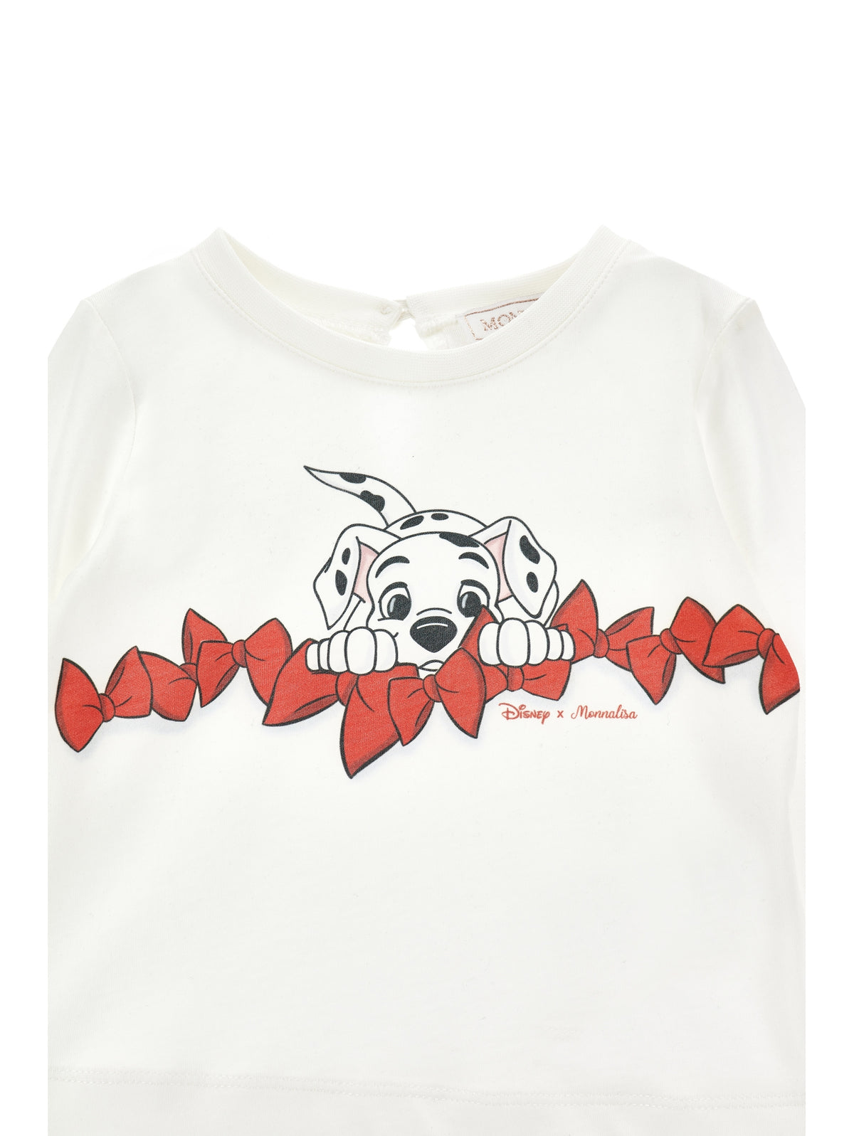 Girls White Dalmation Top