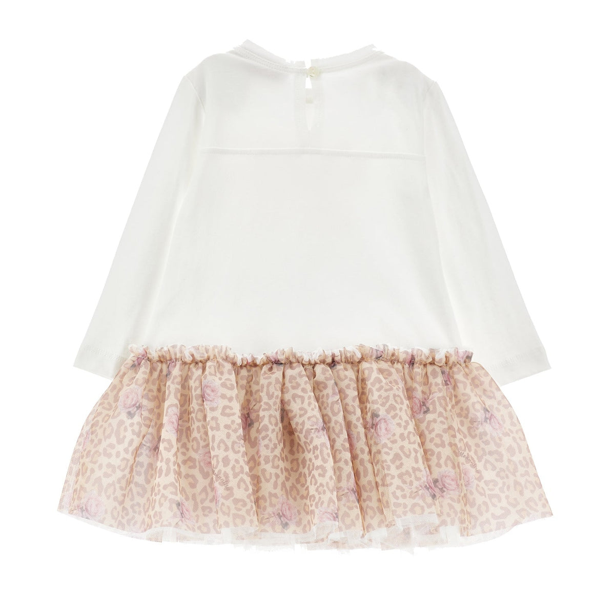 Monnalisa Girls Leopard Print Bow Dress | Casa Childrenswear