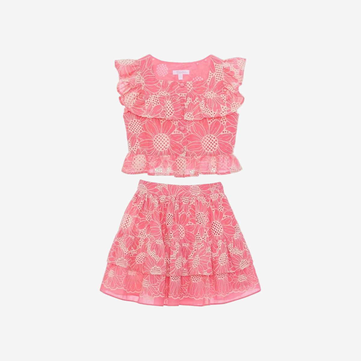Patachou Girls Woven Flower Set | Casa Childrenswear