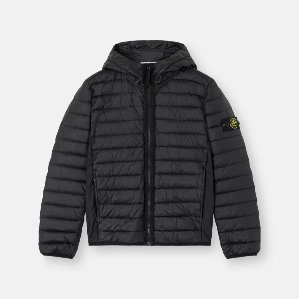 Stone Island Boys Black Padded Jacket | Casa Childrenswear