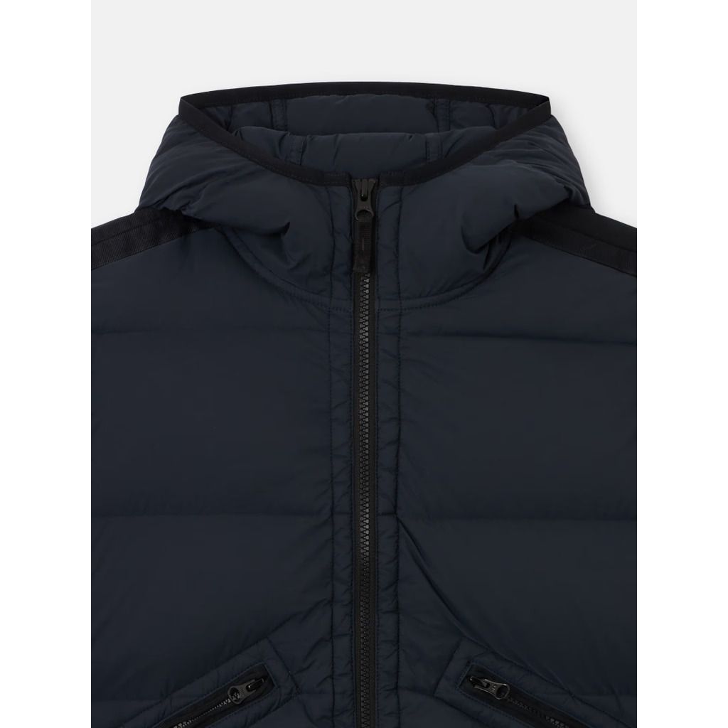 Stone Island Boys Navy Compass Short Parka | Casa Childrenswear