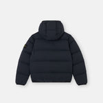 Stone Island Boys Navy Compass Short Parka | Casa Childrenswear