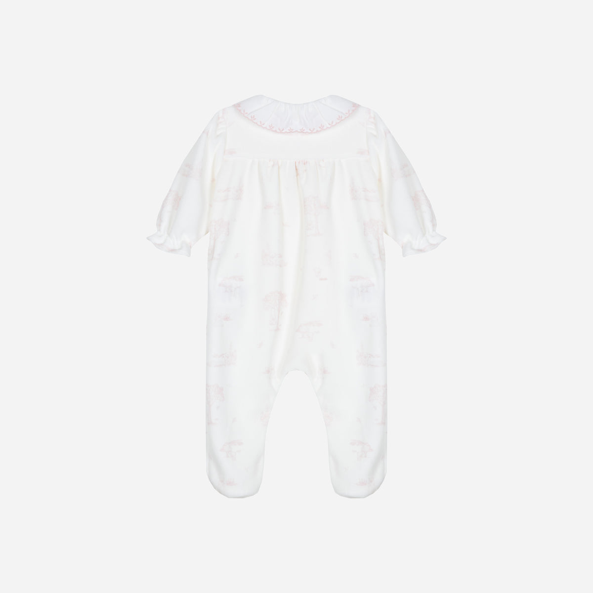 Tree Print Knit Babygrow