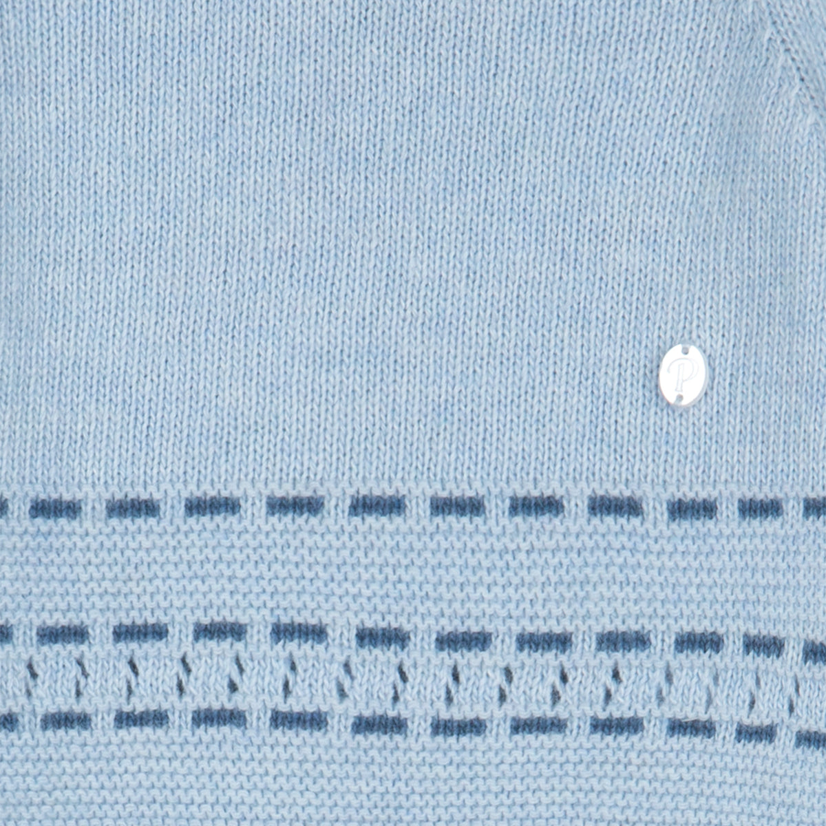 Patachou Light Blue Tricot Set | Casa Childrenswear