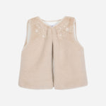 Patachou Beige Woven Vest | Casa Childrenswear