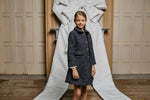 Patachou Black Woven Coat | Casa Childrenswear