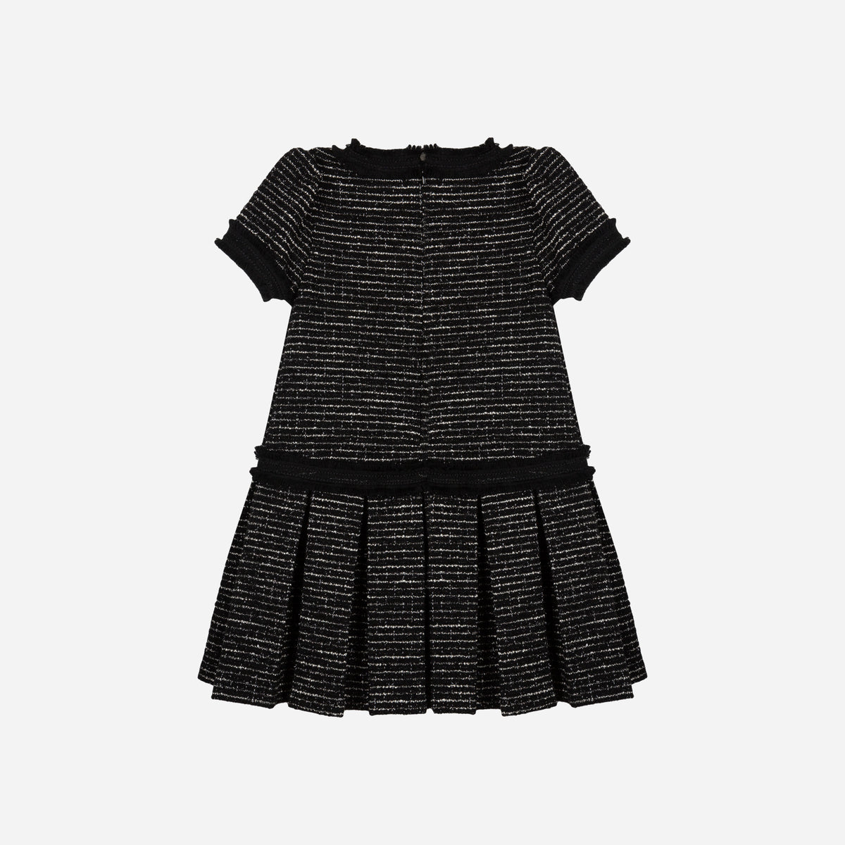 Patachou Black Woven Dress | Casa Childrenswear