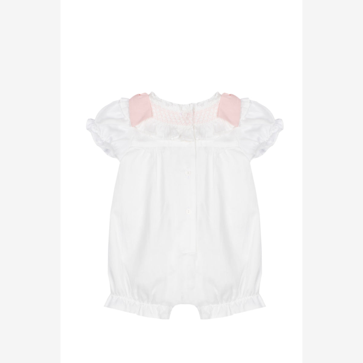 Patachou Baby Girl Romper with Pink Detail | Casa Childrenswear