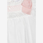 Patachou Baby Girl Romper with Pink Detail | Casa Childrenswear