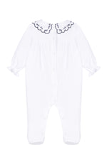 Patachou Babygrow with Large Collar and Chest Design | Casa Childrenswear