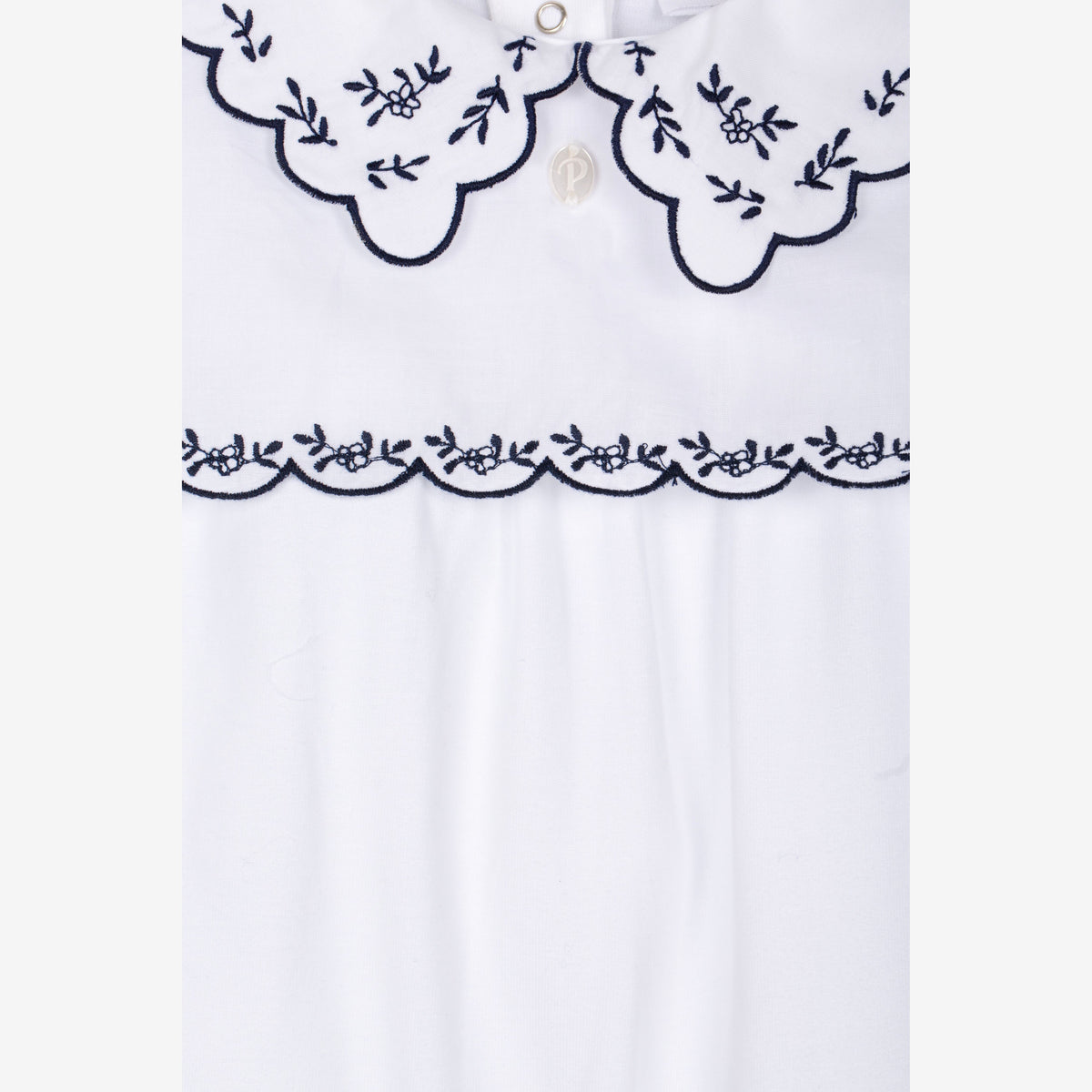 Patachou Babygrow with Large Collar and Chest Design | Casa Childrenswear