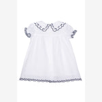 Patachou Baby Girls White Woven Dress | Casa Childrenswear