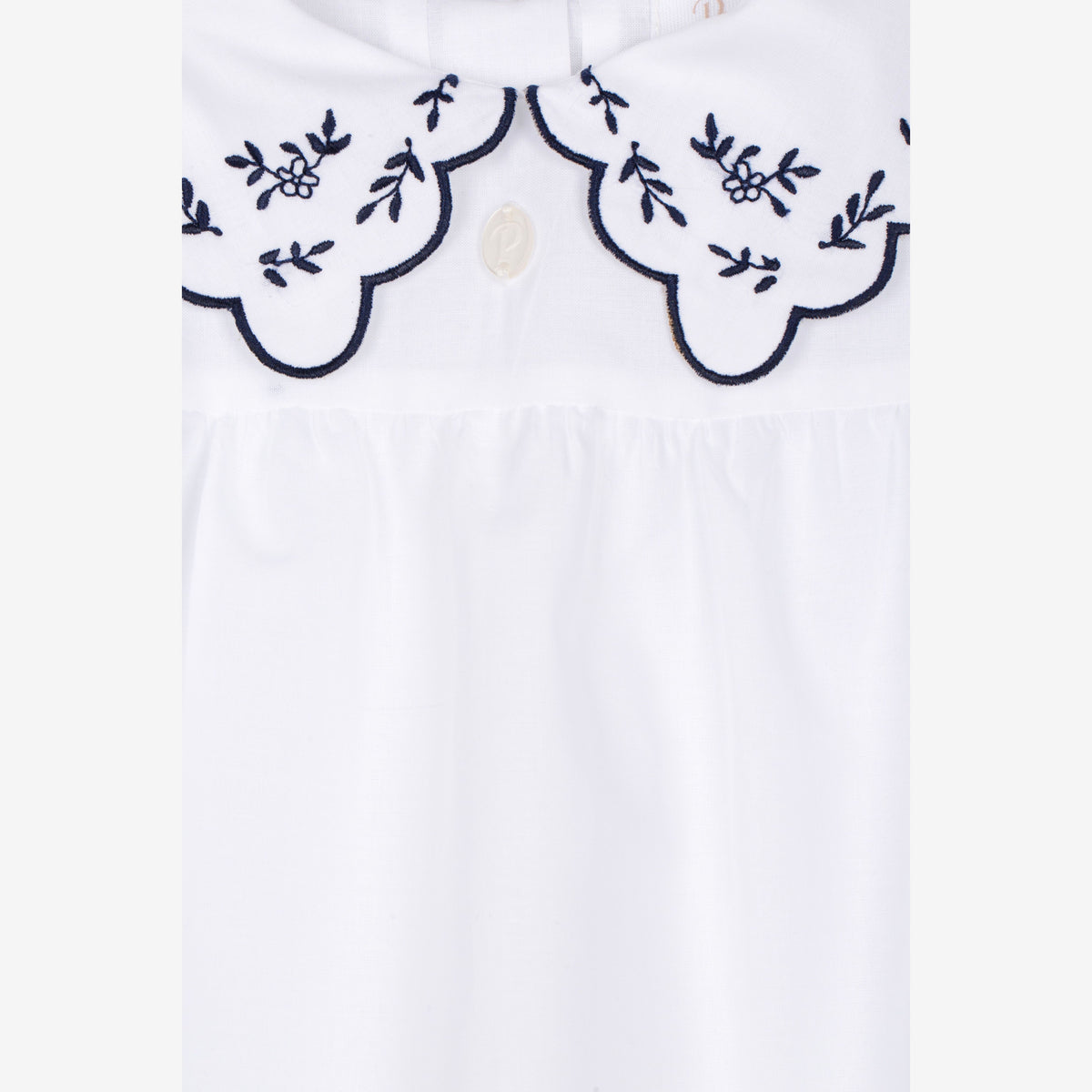 Patachou Baby Girls White Woven Dress | Casa Childrenswear