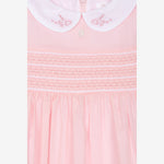Patachou Baby Girls Pink Dress with White Collar | Casa Childrenswear