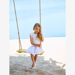 Patachou Girls White & Pink Jersey Dress | Casa Childrenswear