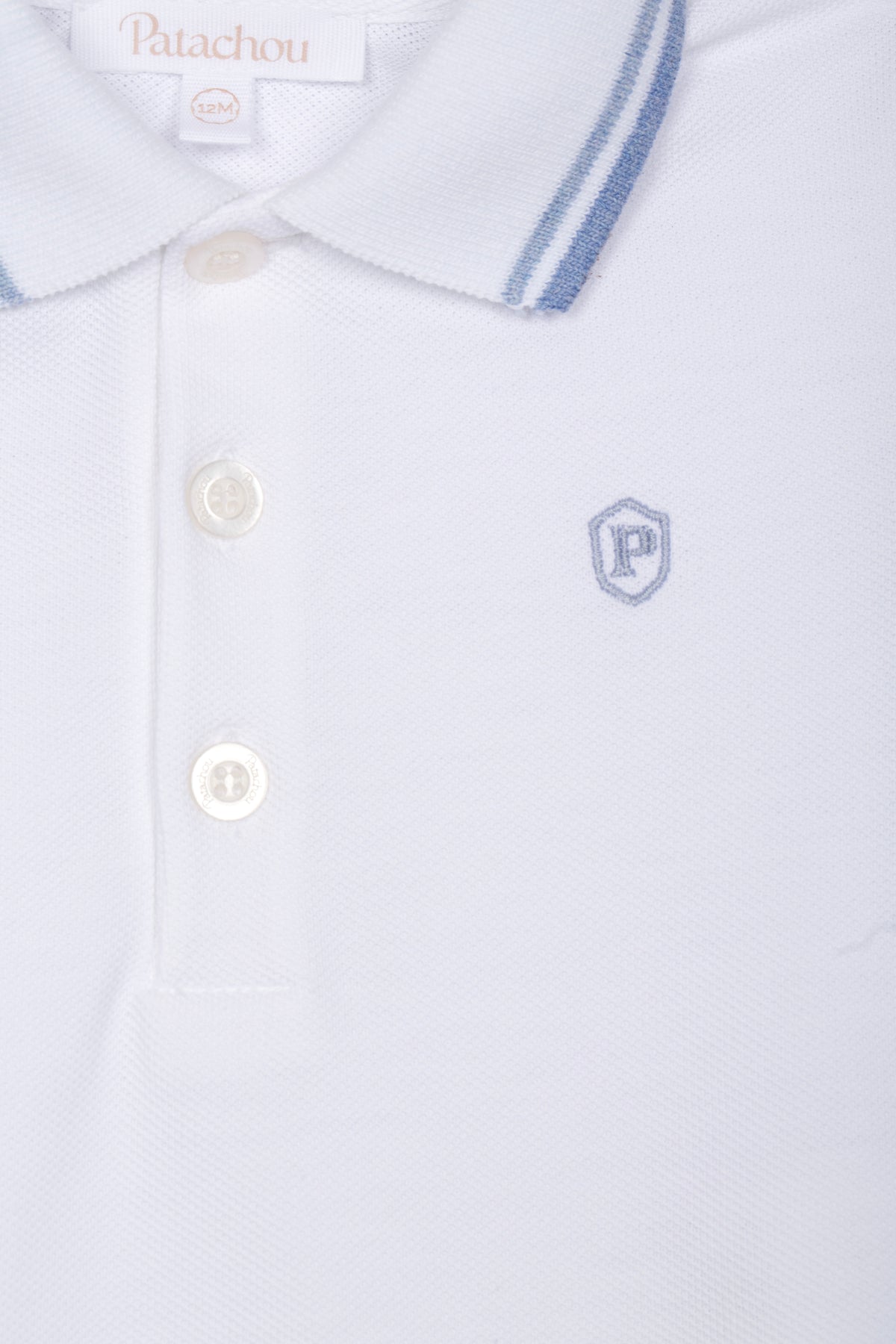 Patachou Baby Boys White Polo | Casa Childrenswear
