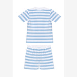 Patachou Baby Boys Blue Striped Short Set | Casa Childrenswear