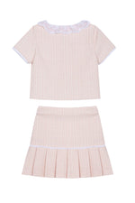 Patachou Girls Pink Woven Skirt Set | Casa Childrenswear