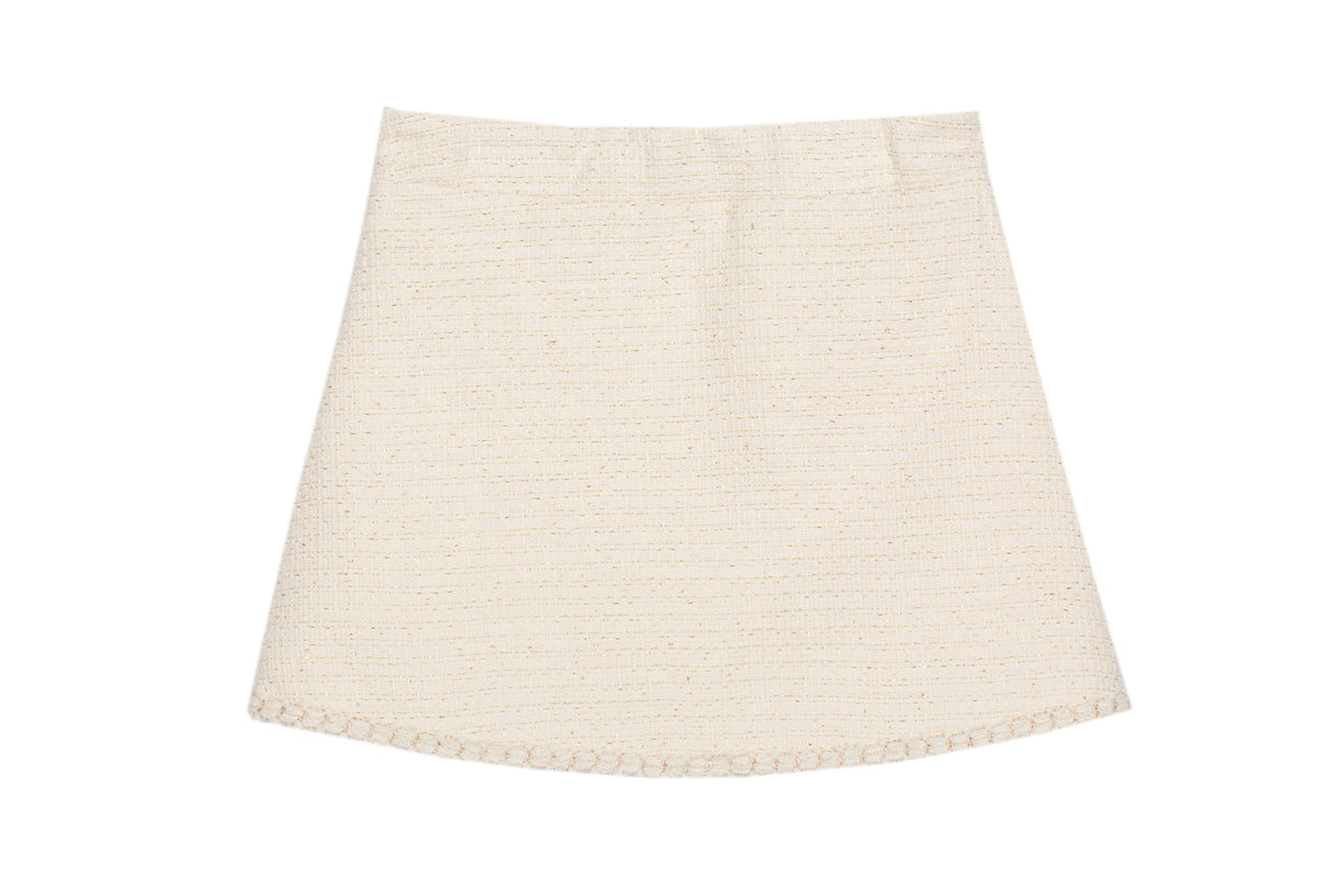Patachou Girls Beige Woven Skirt | Casa Childrenswear