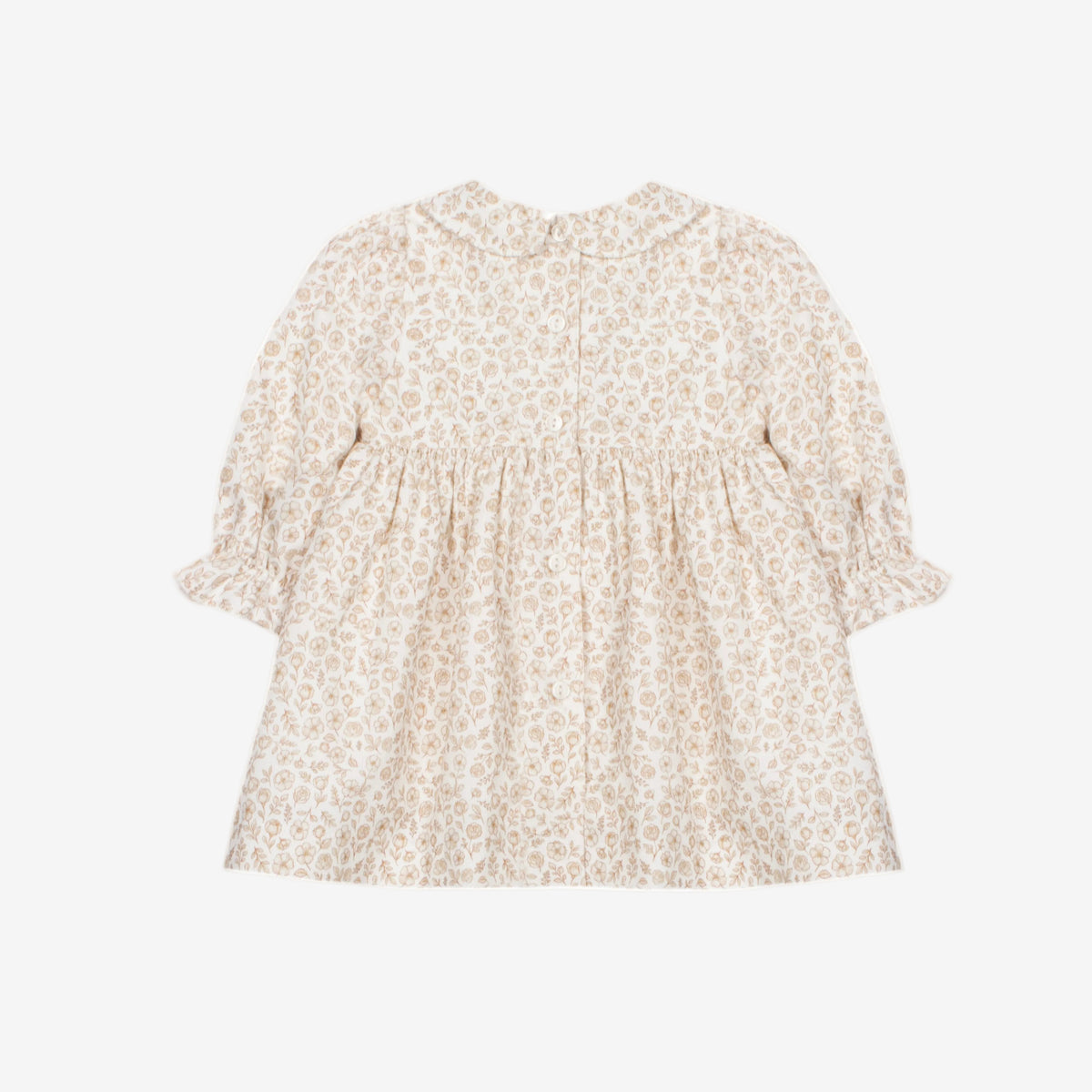 Patachou Baby Girls Beige Floral Print Dress | Casa Childrenswear