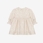Patachou Baby Girls Beige Floral Print Dress | Casa Childrenswear