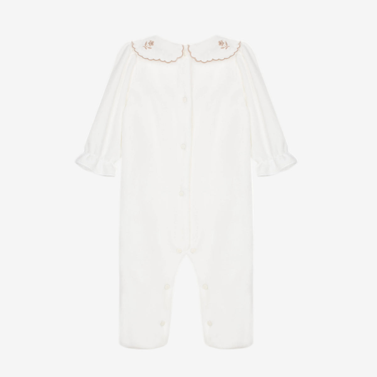 Patachou Baby Girls Babygrow with Embroided Collar | Casa Childrenswear
