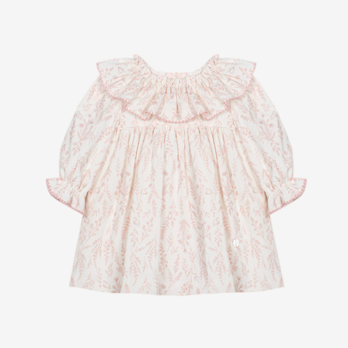 Patachou Baby Girls Pink Dress with Ruffle | Casa Childrenswear