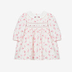 Patachou Baby Girls Pink Dress with Cherry Print | Casa Childrenswear