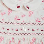 Patachou Baby Girls Pink Dress with Cherry Print | Casa Childrenswear