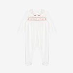 Patachou Ecru Babygrow with Cherry Embroidery | Casa Childrenswear