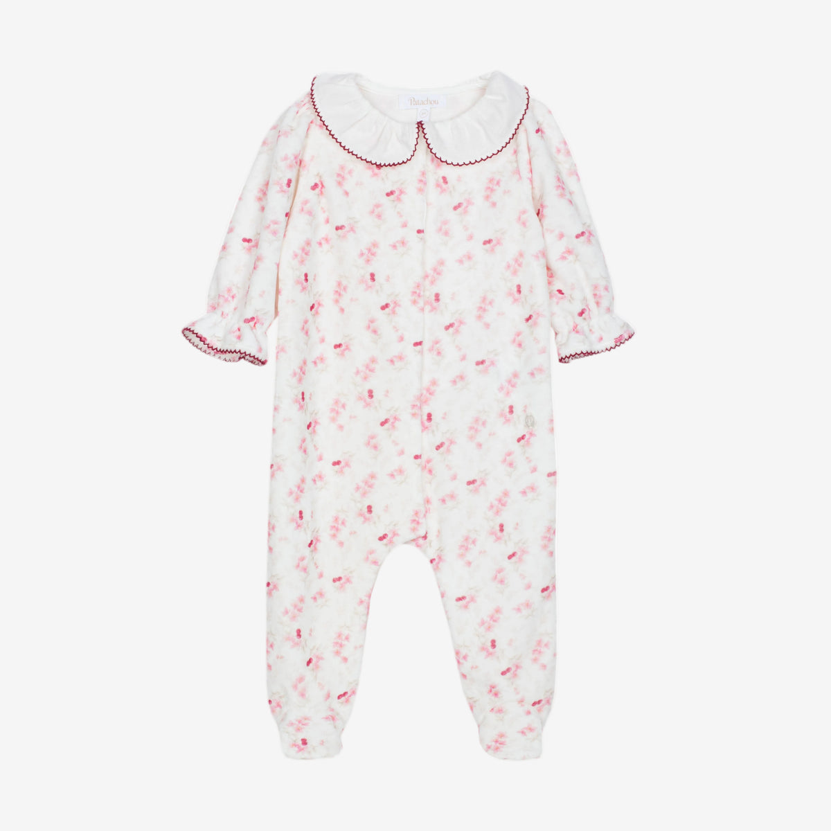 Patachou Baby Girls Pink Babygrow with Cherry Print | Casa Childrenswear