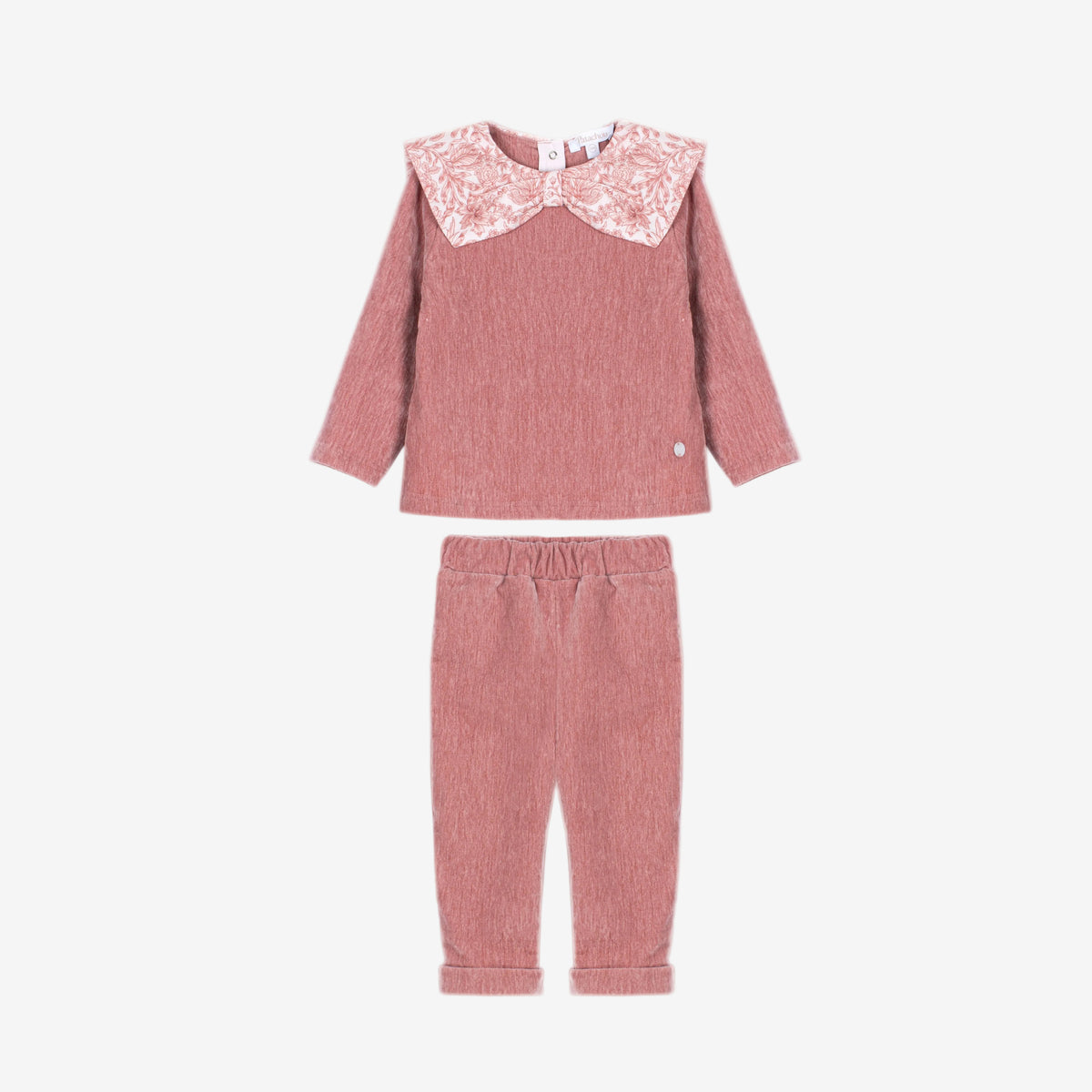 Patachou Girls Pink Set with Bow | Casa Childrenswear
