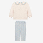 Patachou Infant Girls Blue Floral Print Set | Casa Childrenswear