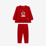 Patachou Infant Girls Red Set with Carousel | Casa Childrenswear