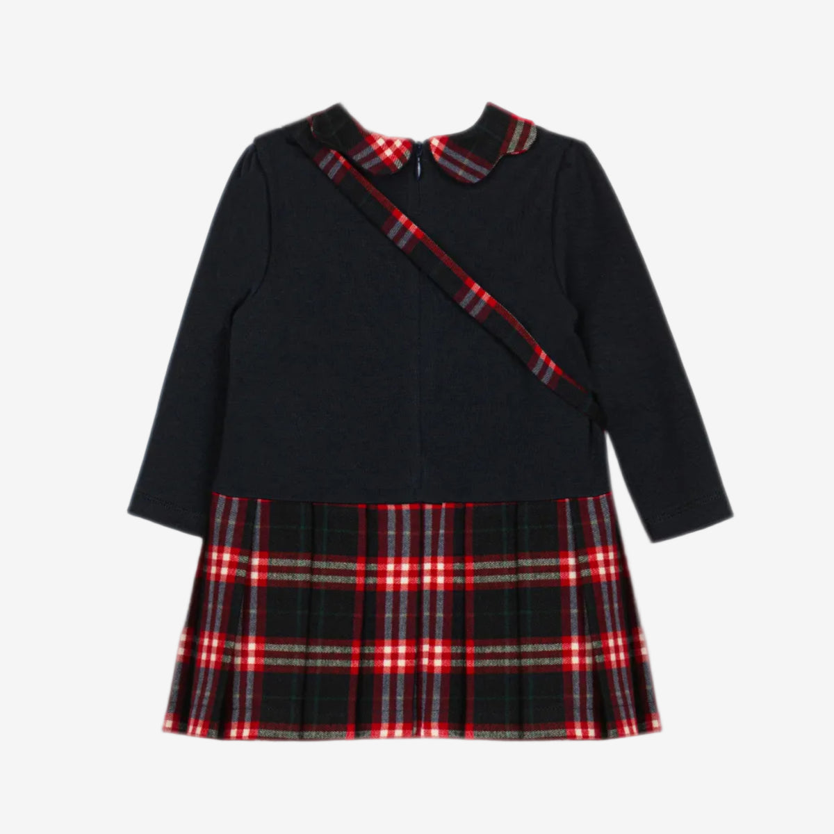 Patachou Girls Navy Dress with Small Bag | Casa Childrenswear
