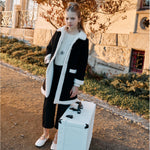 Patachou Girls Elegant Black Coat | Casa Childrenswear