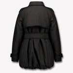 Girls Black Puffer Jacket