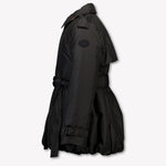 Girls Black Puffer Jacket