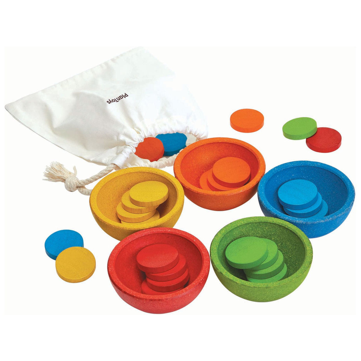 Plan Toys Sort & Count Cups | Casa Childrenswear