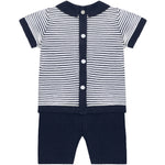 Emile et Rose Jerry Navy Top & Shorts | Casa Childrenswear