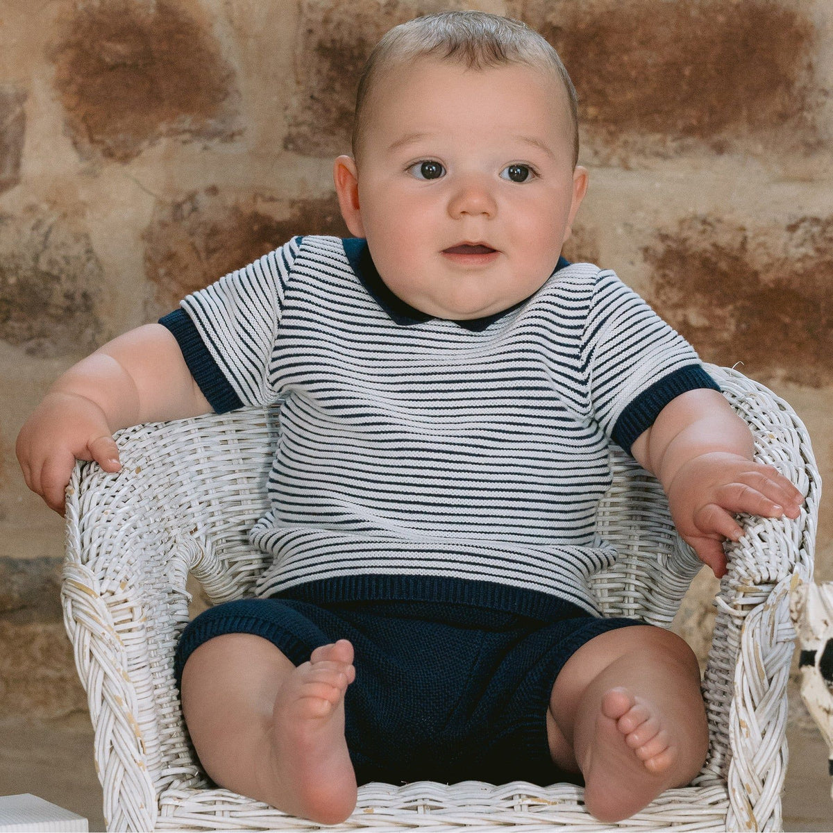 Emile et Rose Jerry Navy Top & Shorts | Casa Childrenswear