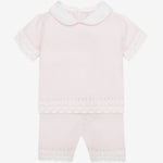 Emile et Rose Judith Pink Knit Top & Shorts | Casa Childrenswear