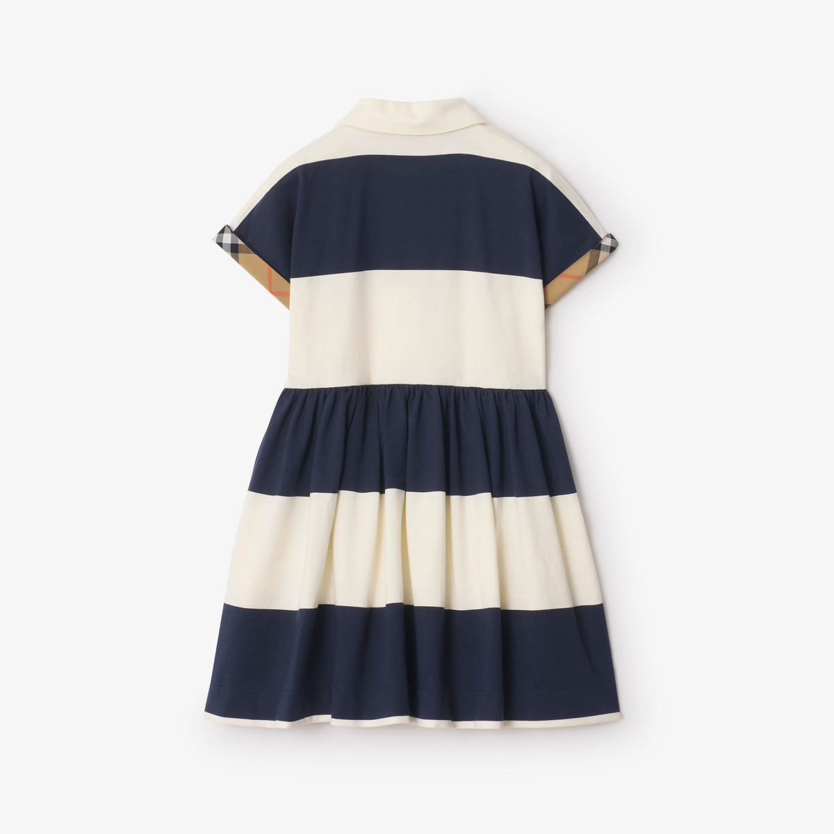 Burberry Girls Navy and White Dress | Casa Childrenswear