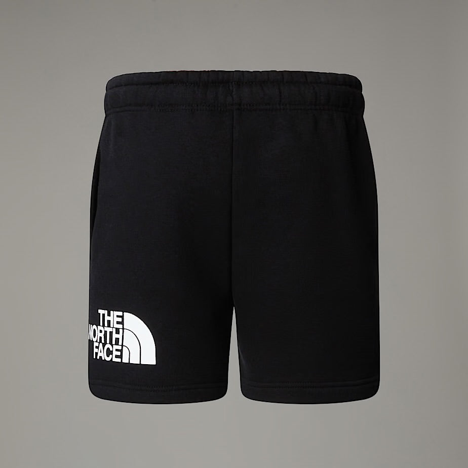 North Face Black Sweat Short with Classic Logo | Casa Childrenswear