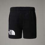 North Face Black Sweat Short with Classic Logo | Casa Childrenswear