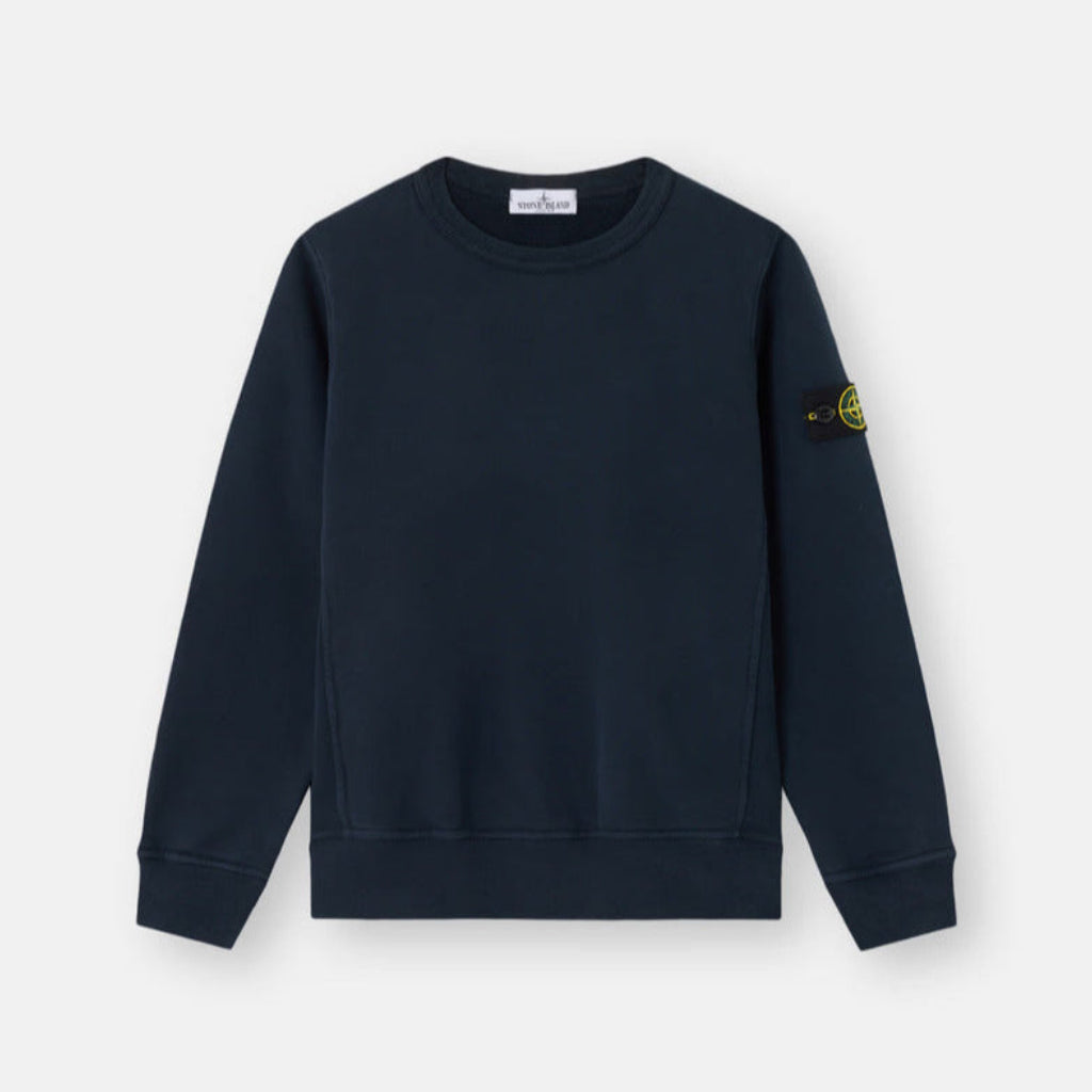 Stone Island Boys Navy Compass Sweatshirt | Casa Childrenswear