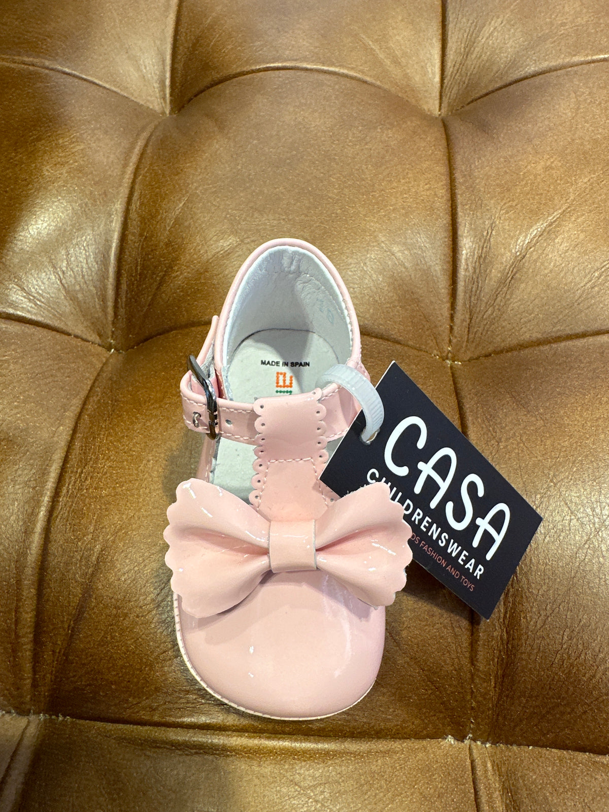 Andanines Charol Anaisa Pink | Casa Childrenswear