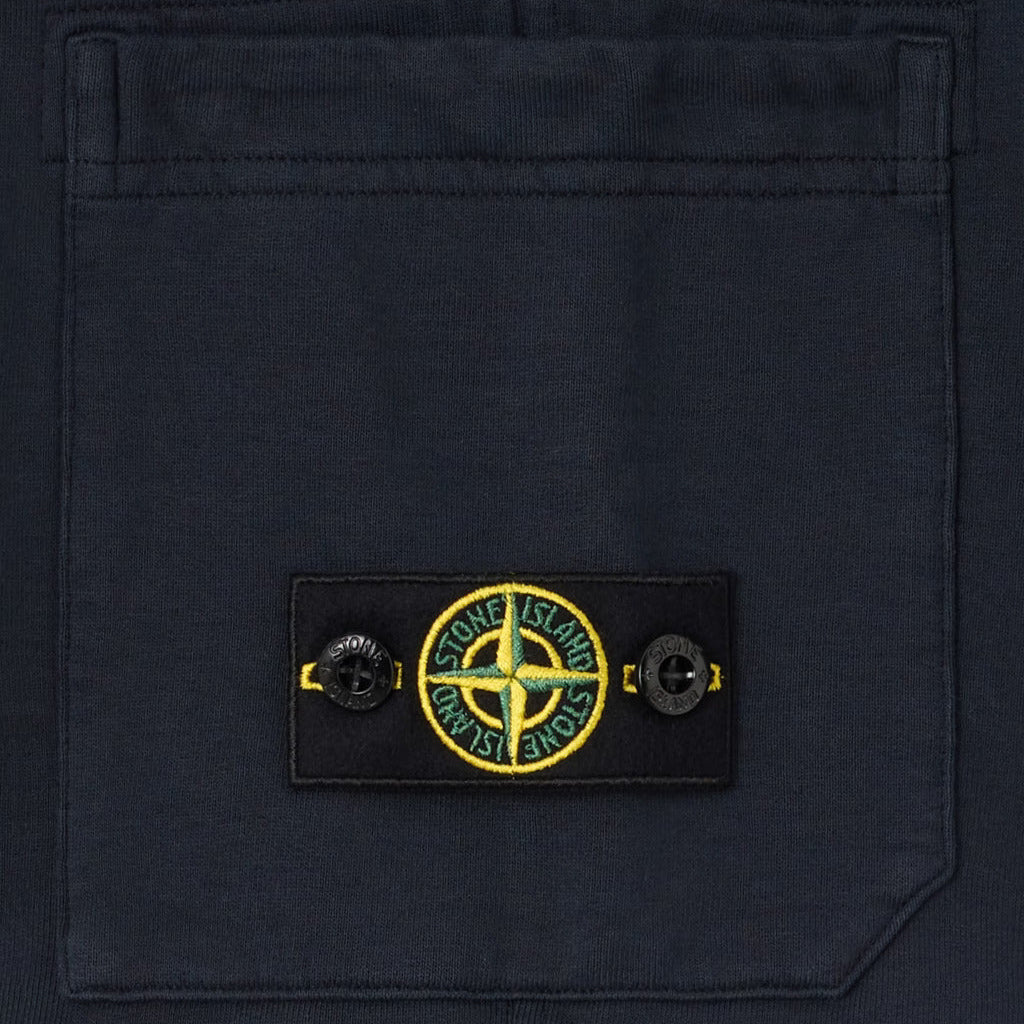 Stone Island Blue Logo Sweat Shorts | Casa Childrenswear